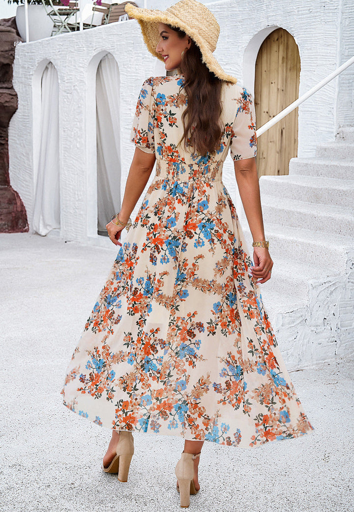 Myla | Floral Tummy-Covering Flattering Dress