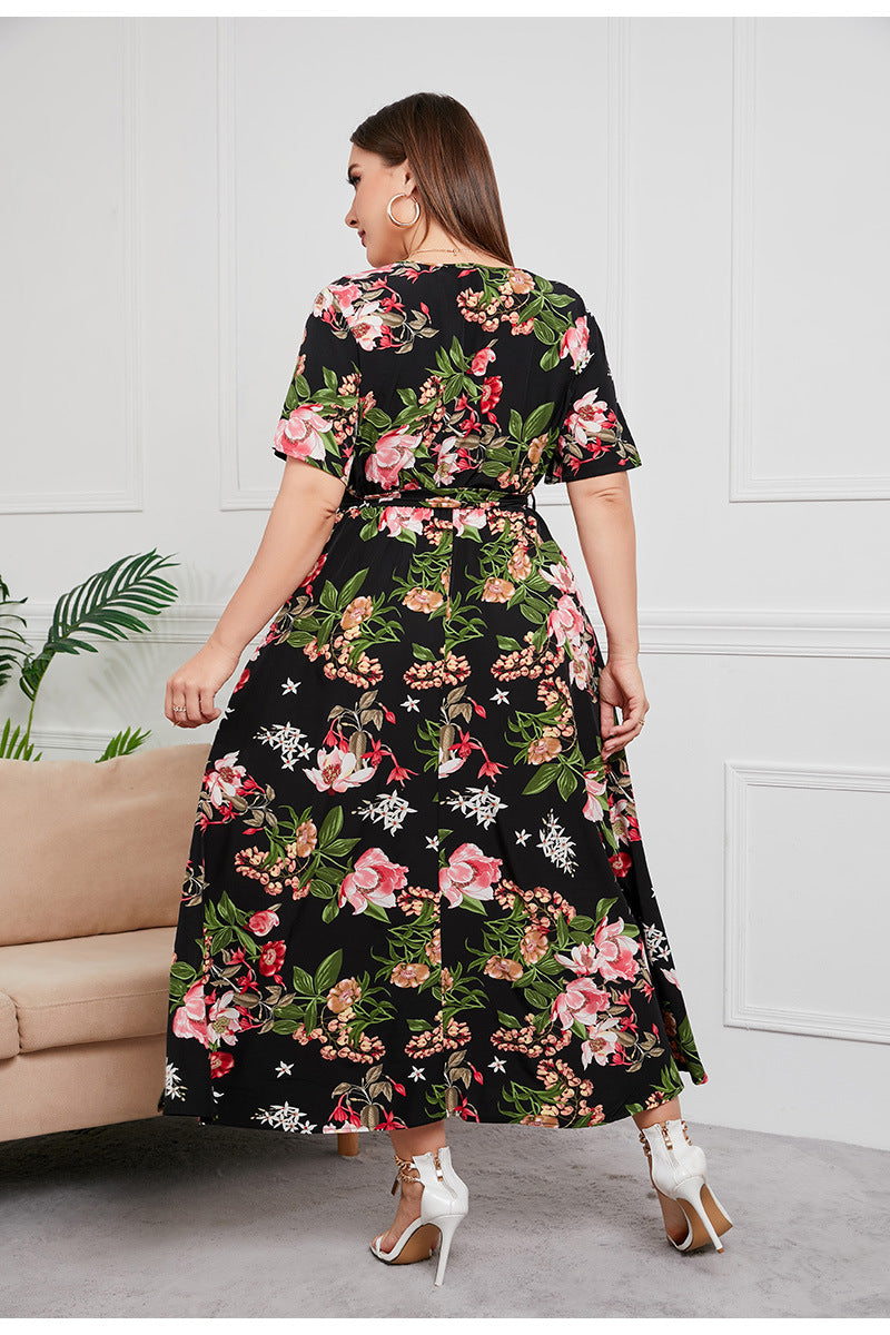 Mia | Tummy-Flattering Floral Maxi Dress
