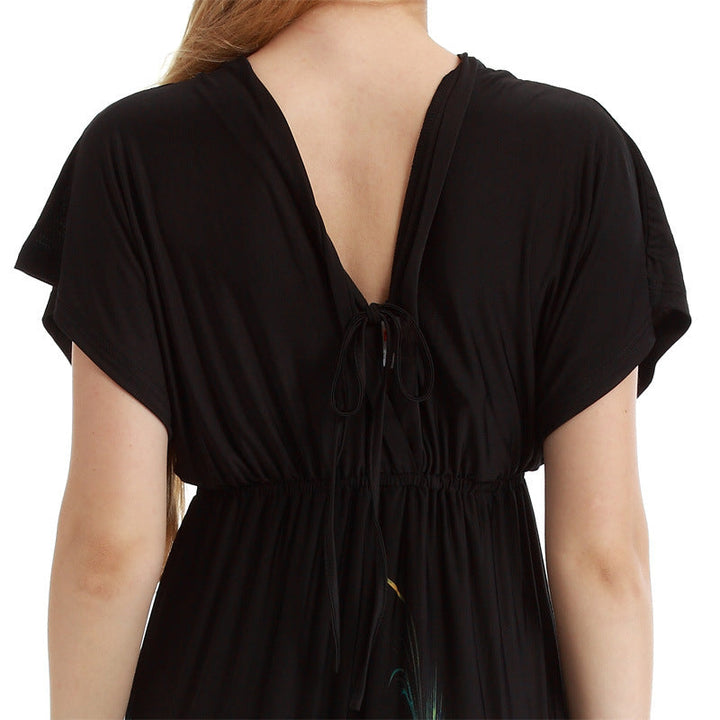 Ella | Tummy-Flattering Butterfly Maxi Dress