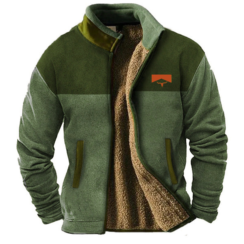 Savrani™ | Men's casual fleece jacket