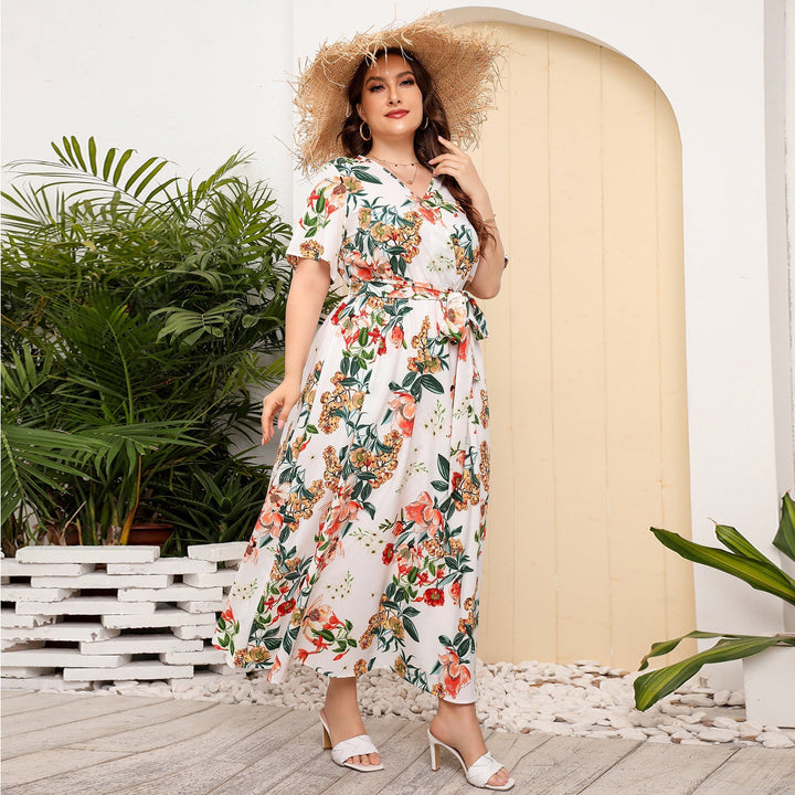 Mia | Tummy-Flattering Floral Maxi Dress