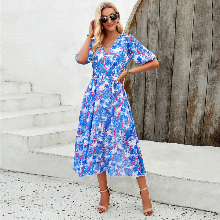 Sandra | Floral Tummy-Covering Dress