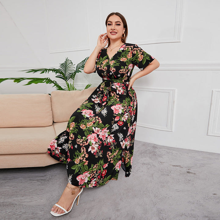 Mia | Tummy-Flattering Floral Maxi Dress