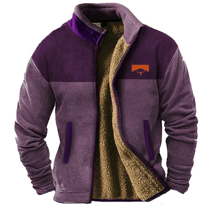 Savrani™ | Men's casual fleece jacket