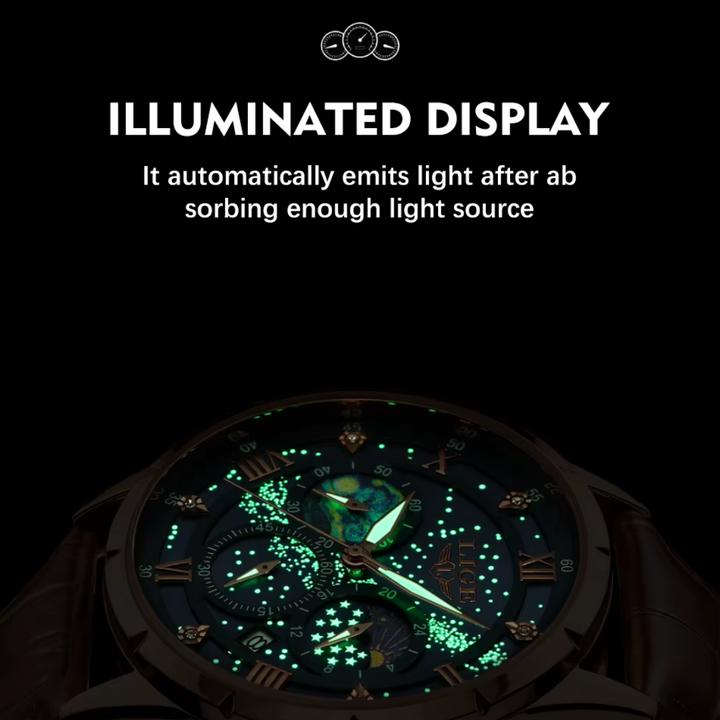 Celestial Chronograph Wrist Watch