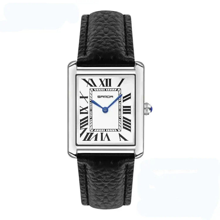 Square Dial For Couples Wrist Watch