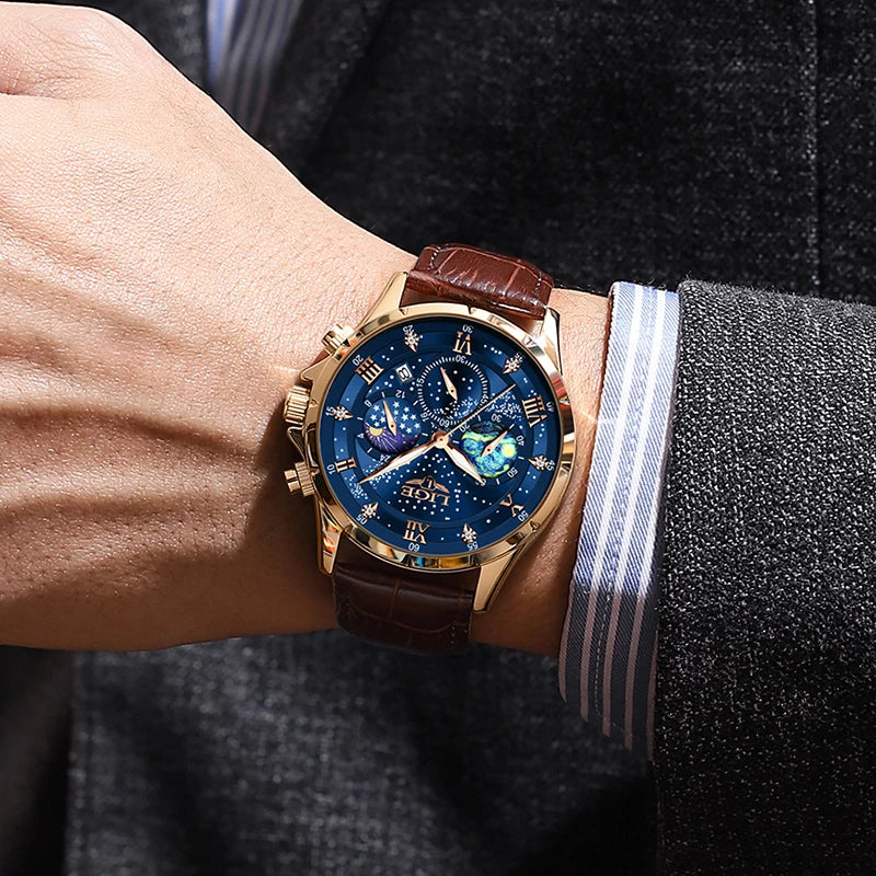 Celestial Chronograph Wrist Watch