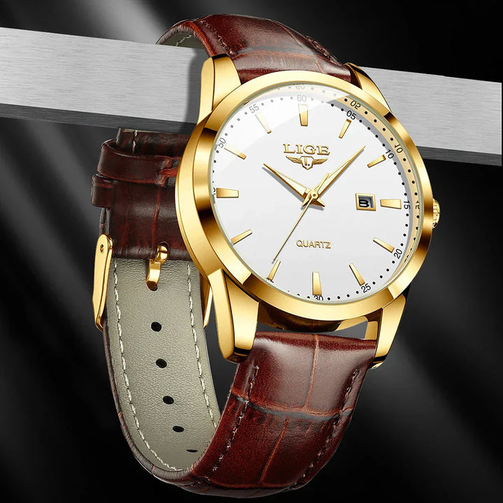 Gold Luxury Military Inspired Wrist Watch