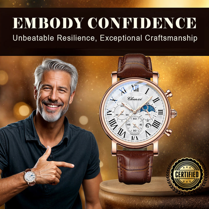 Slim Luxury Multifunctional Wrist Watch