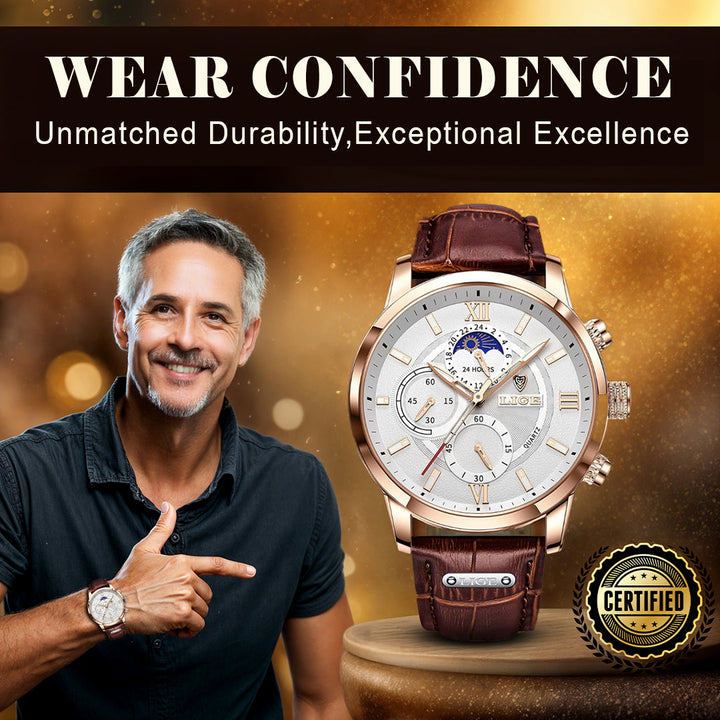 Moon Phase Sports Watch