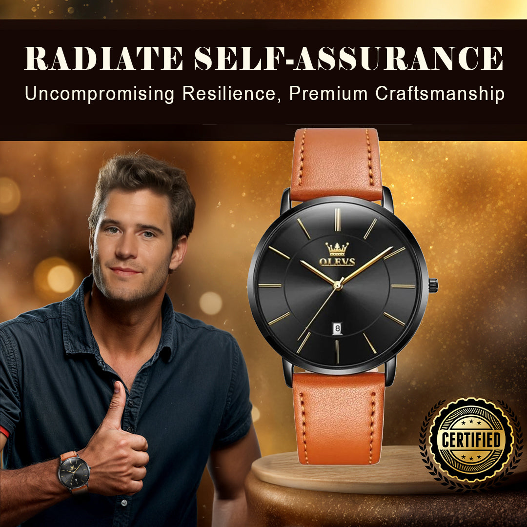 Ultra Thin Minimalist Wrist Watch