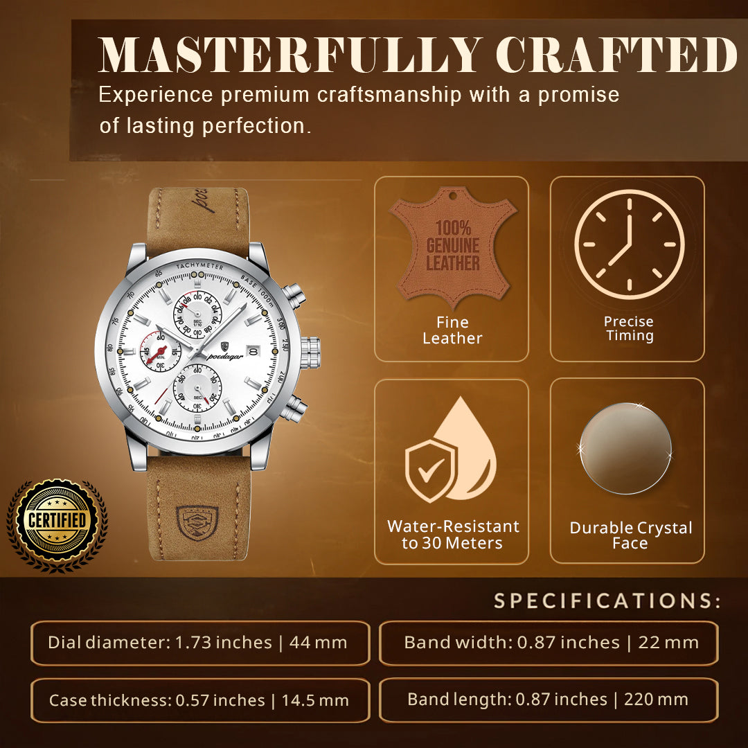 Trendy Waterproof Wrist Watch