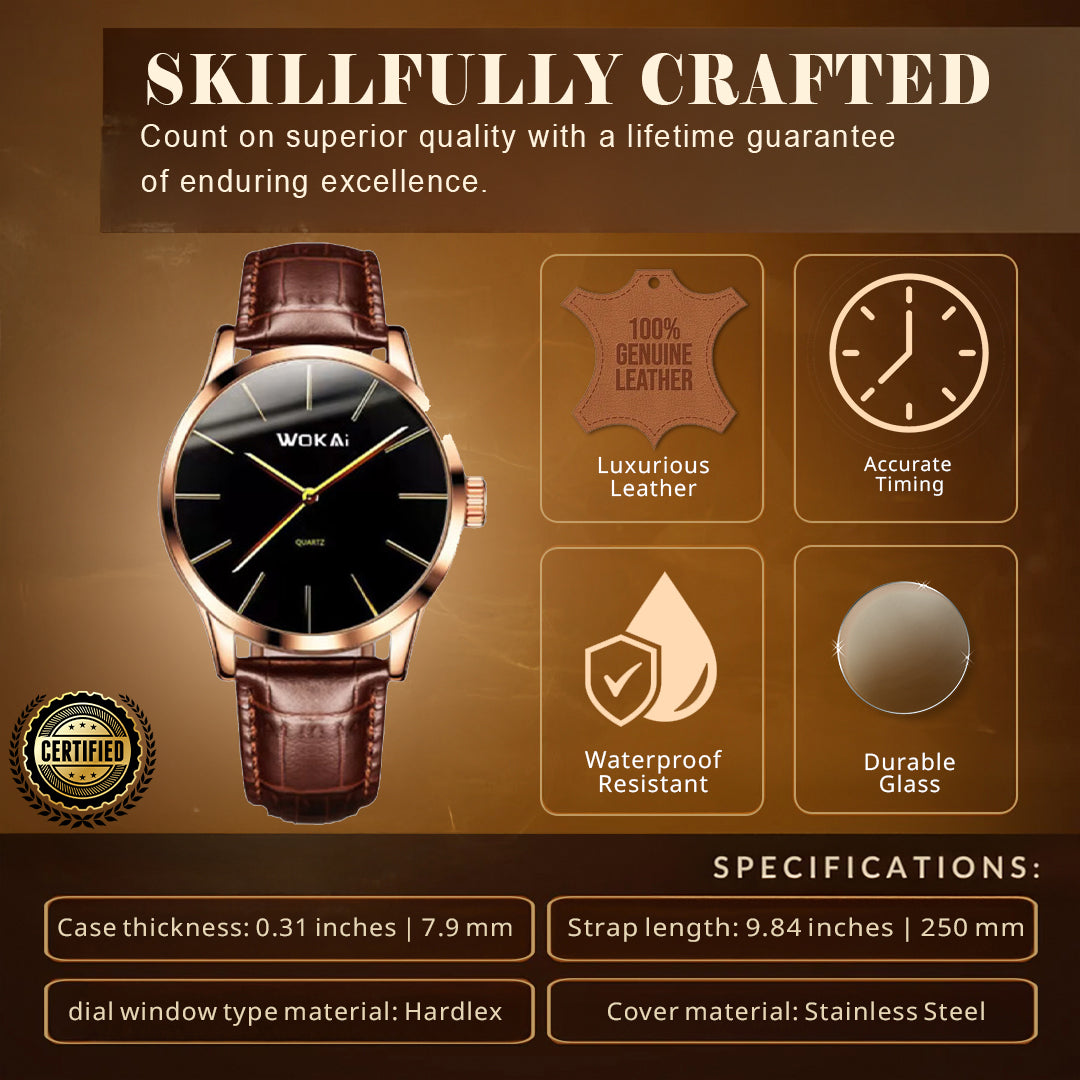 Timeless Simplicity Quartz Wrist Watch