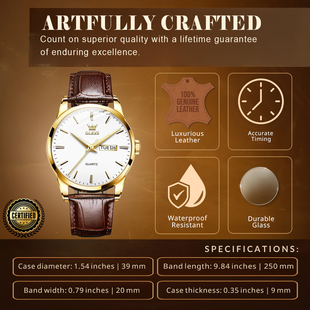 Stunning Minimalist Business Wrist Watch