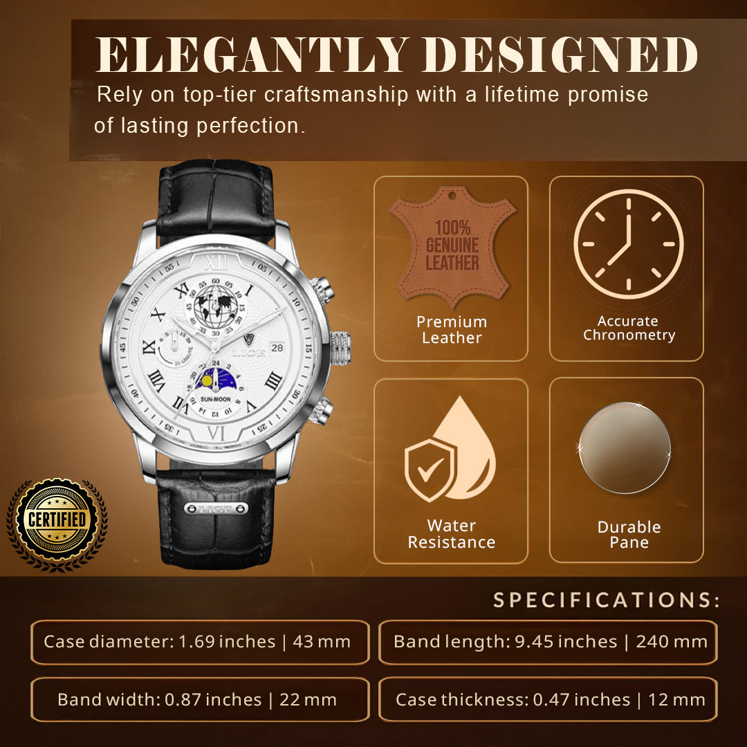 Luminescent Chronograph Wrist Watch