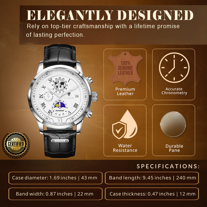 Luminescent Chronograph Wrist Watch