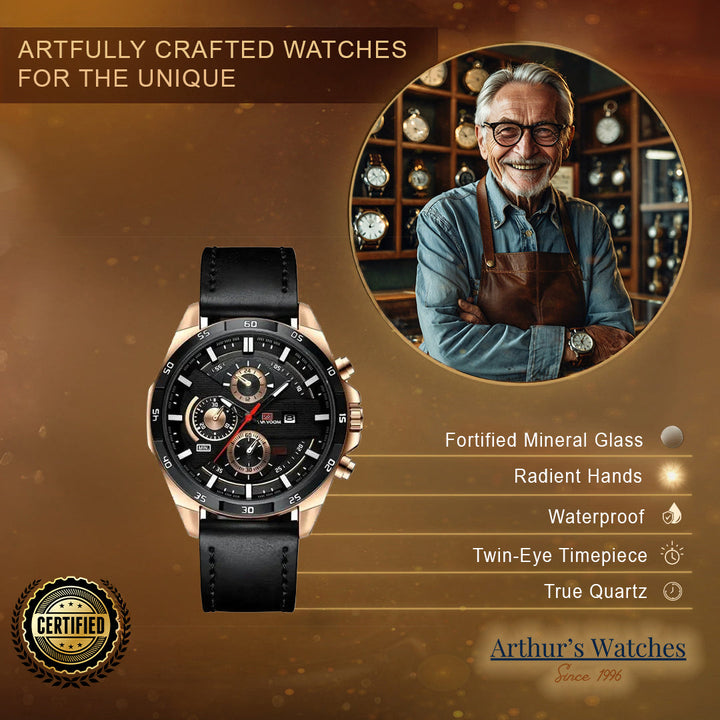 Scratch Resistant Waterproof Wrist Watch