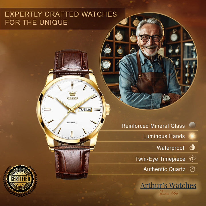 Stunning Minimalist Business Wrist Watch