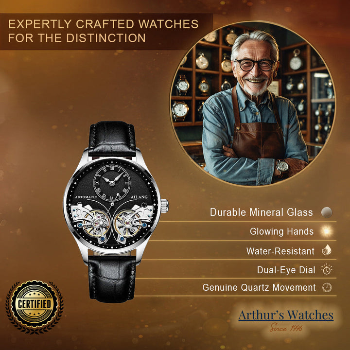 Double Tourbillon Wrist Watch