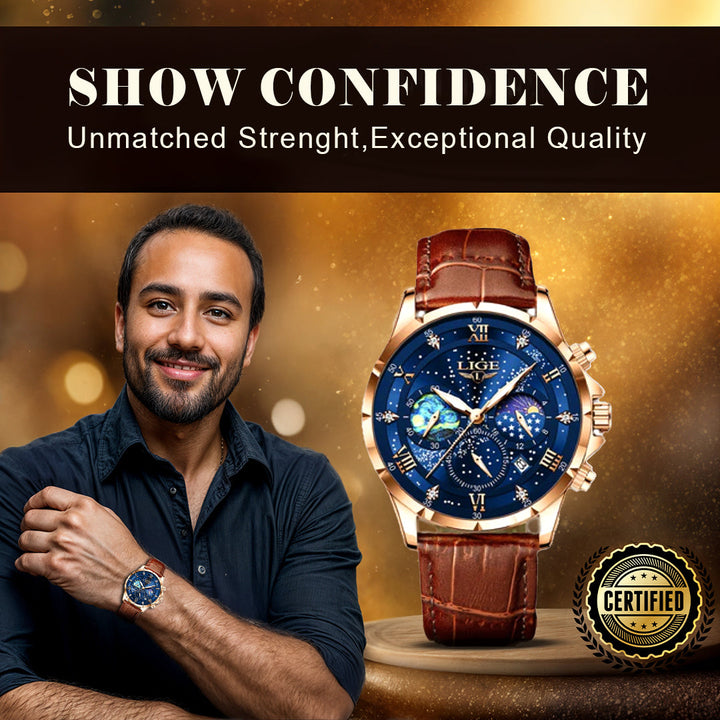 Celestial Chronograph Wrist Watch