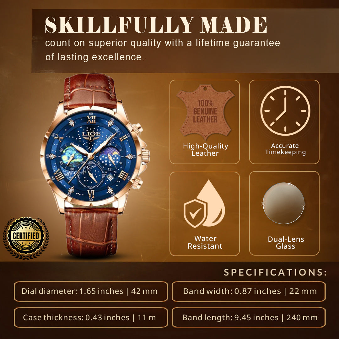 Celestial Chronograph Wrist Watch