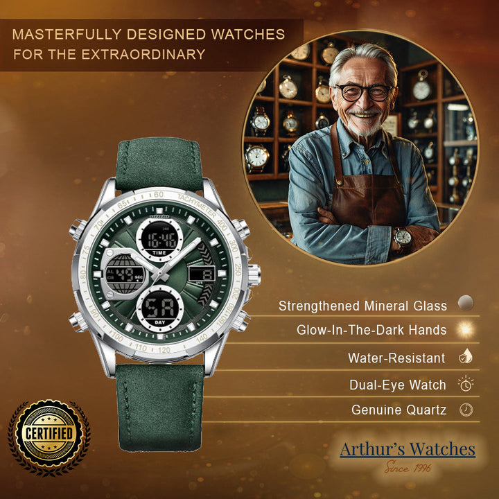 Active Waterproof Sporty Wrist Watch