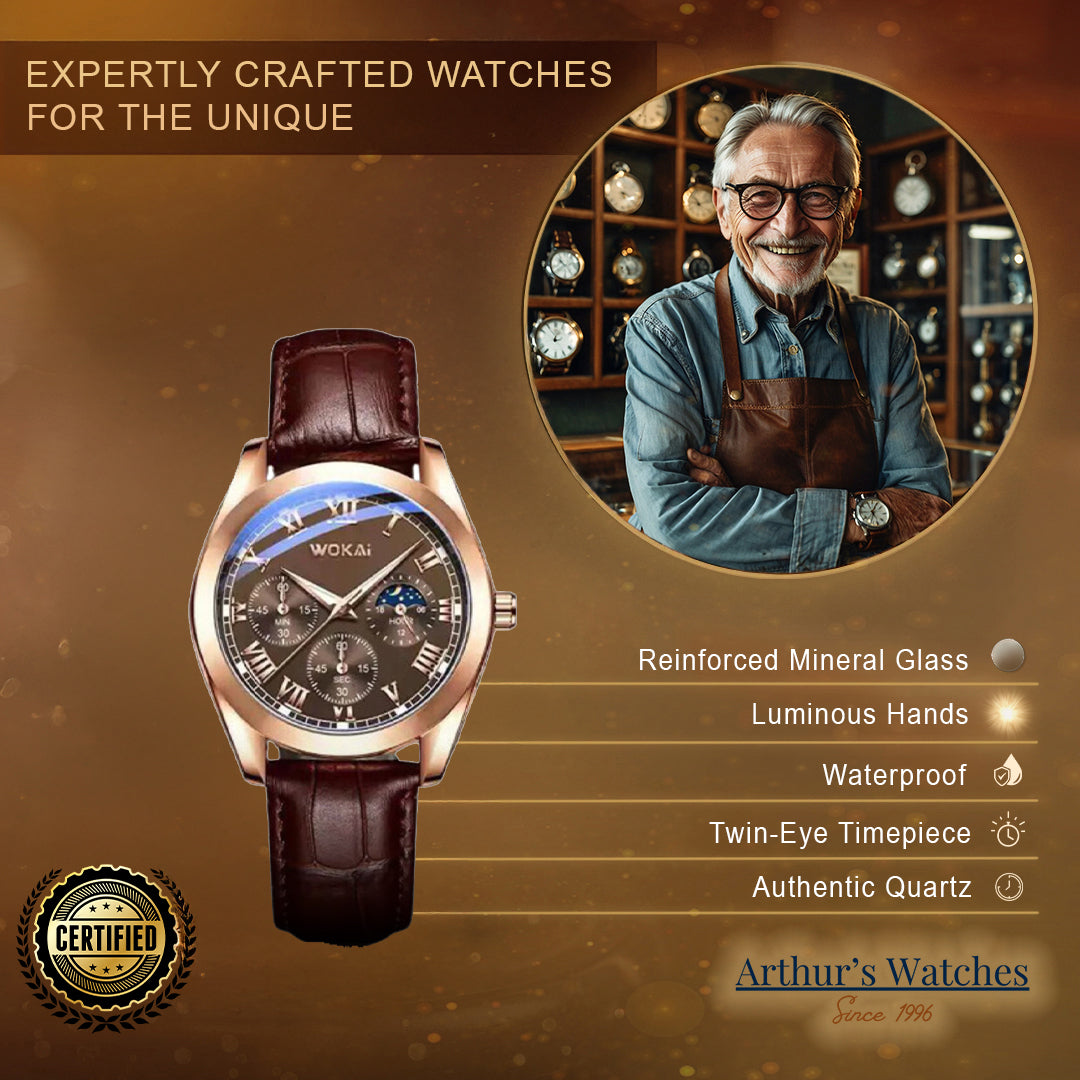 Aesthetic Bold Military Inspired Wrist Watch