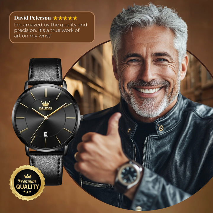 Ultra Thin Minimalist Wrist Watch