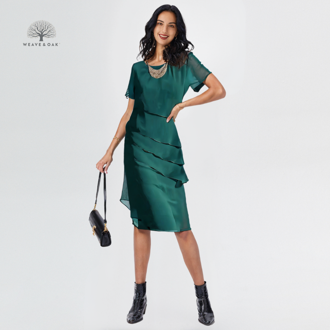 Isabella | Elegant Tummy Flattering Dress