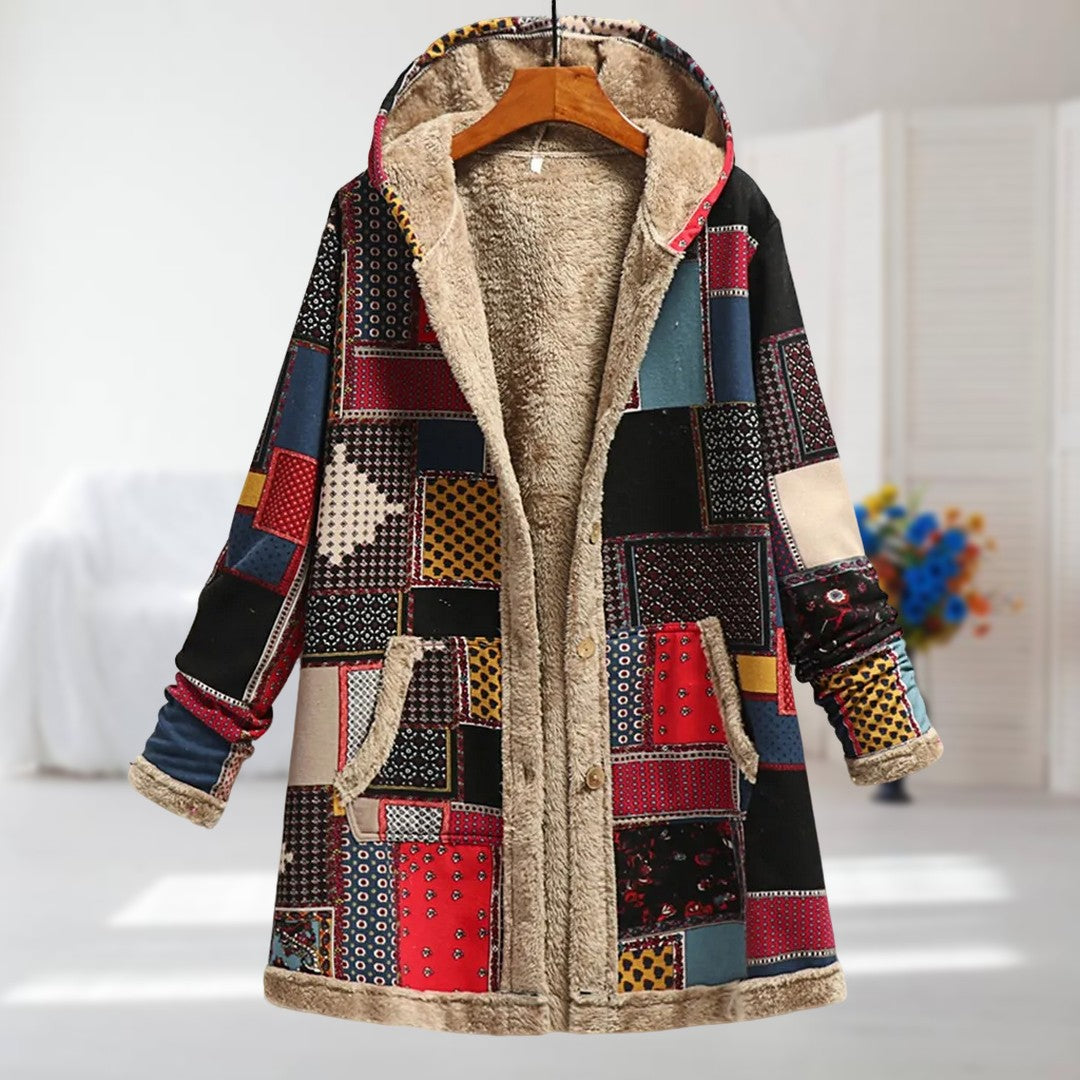 Loretta | Warm Coat with Fleece Lining