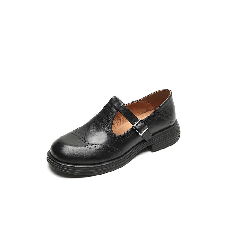 Angela | Elegant Mary Janes Made Of Leather