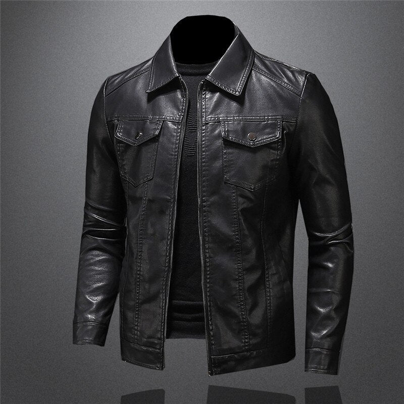 Darian | Timeless Elegant Leather Jacket