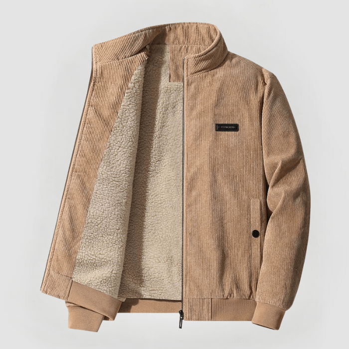 Ethan | Cord Jacket with Fleece Lining
