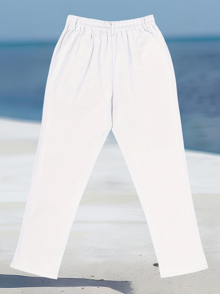 John | Casual Linen Elastic Pant