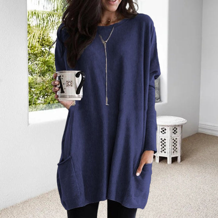Maree Oversized round neck jumper for women