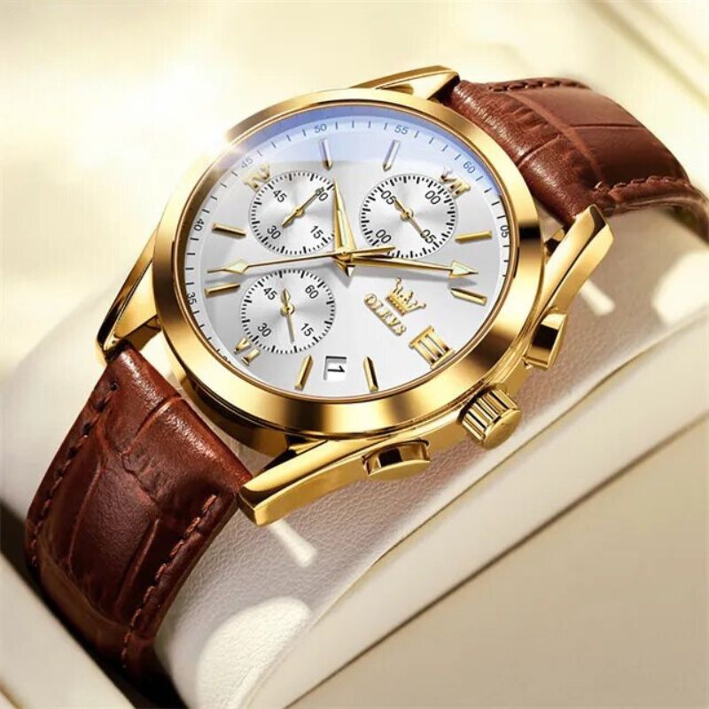 Luminous Sporty Chronograph Wrist Watch
