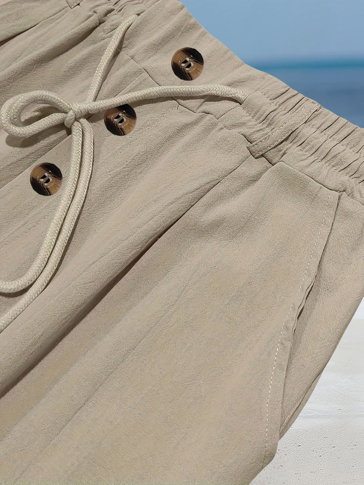 John | Casual Linen Elastic Pant