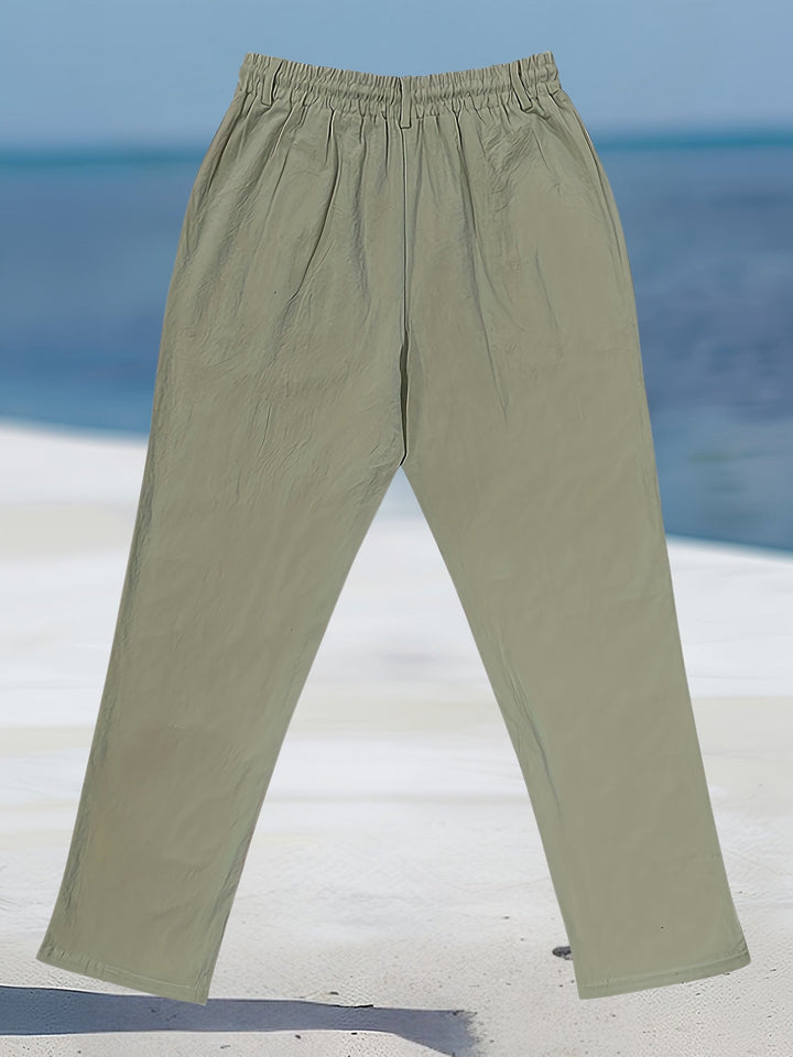 John | Casual Linen Elastic Pant