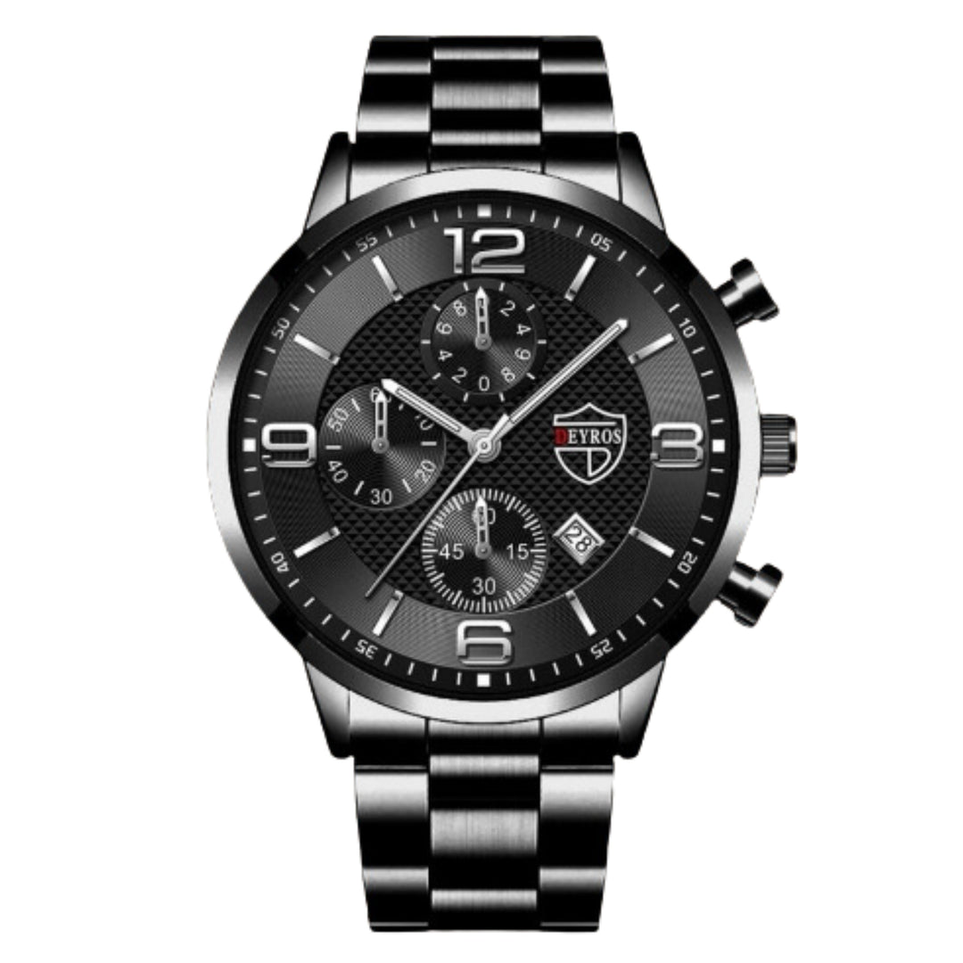 Executive Stainless Steel Wrist Watch