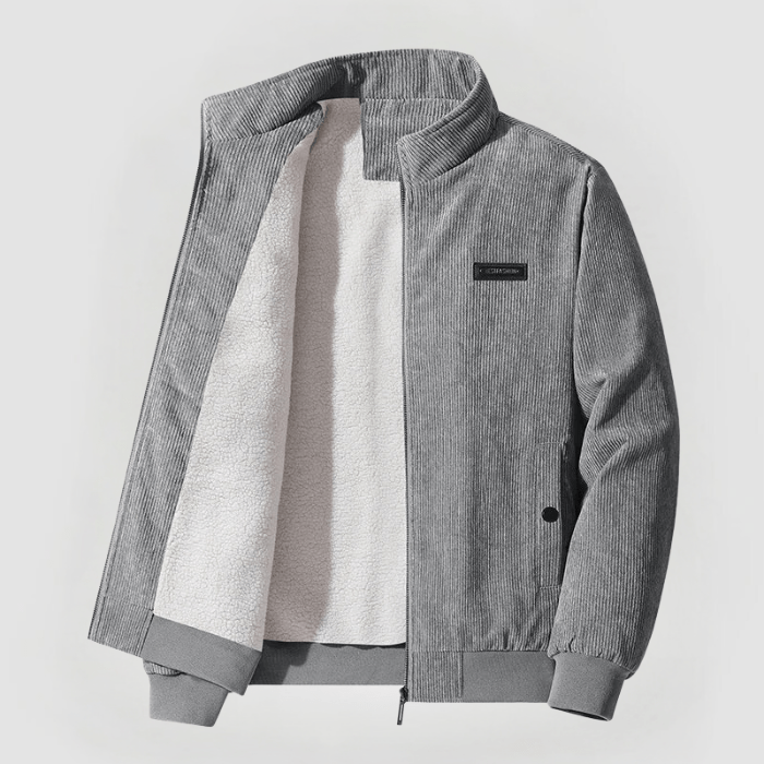 Ethan | Cord Jacket with Fleece Lining
