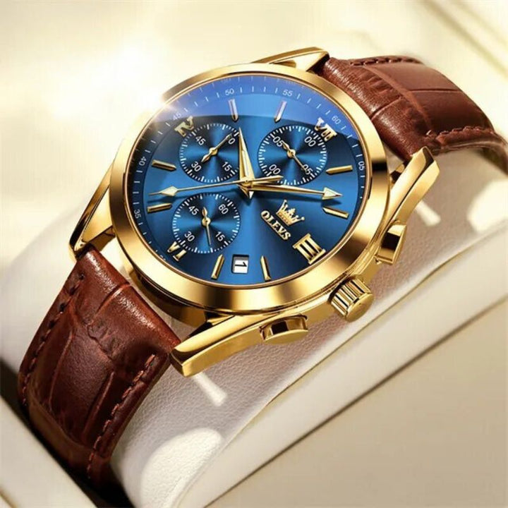 Luminous Sporty Chronograph Wrist Watch