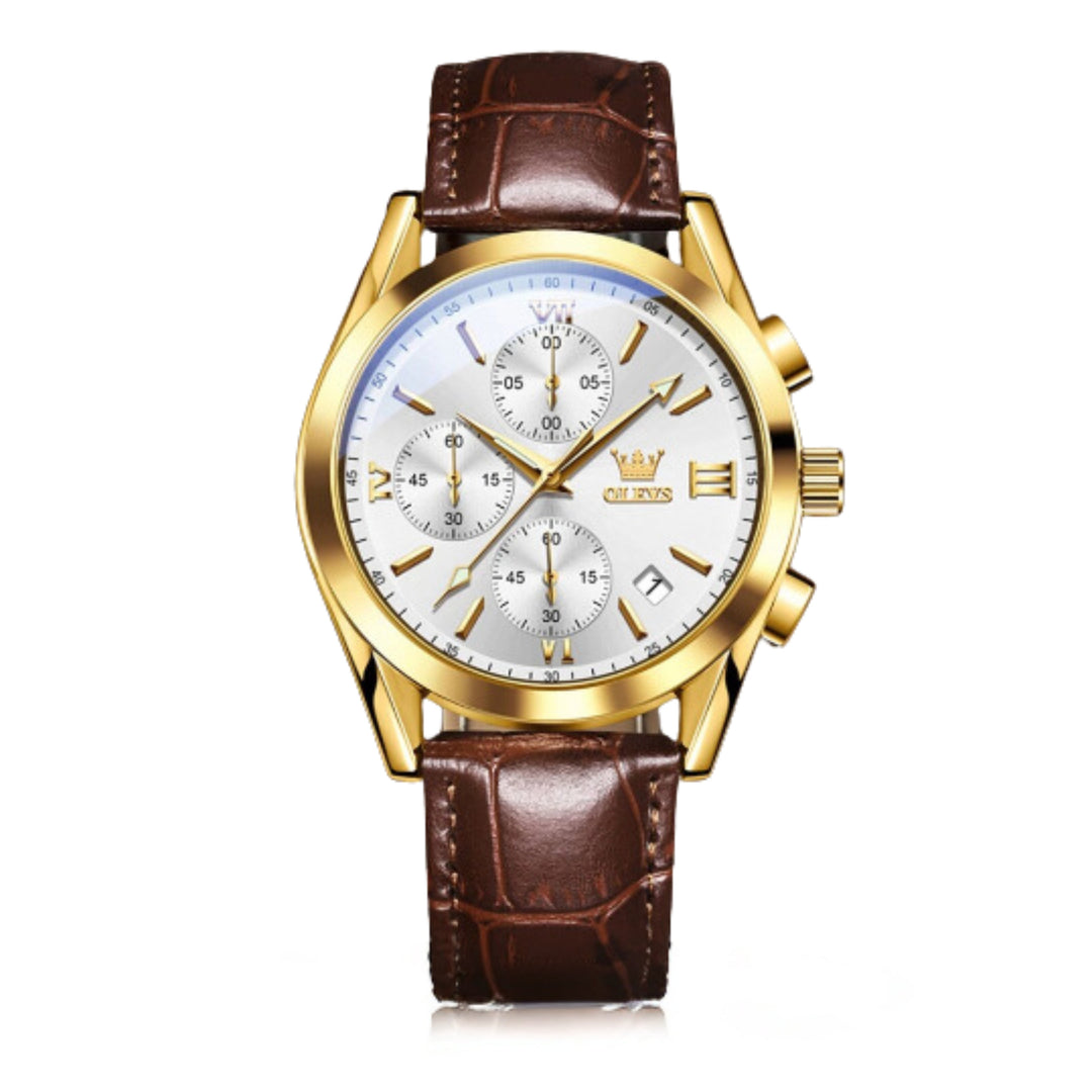 Luminous Sporty Chronograph Wrist Watch