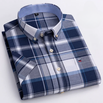Petersen - Classic Cotton Shirt With Pattern