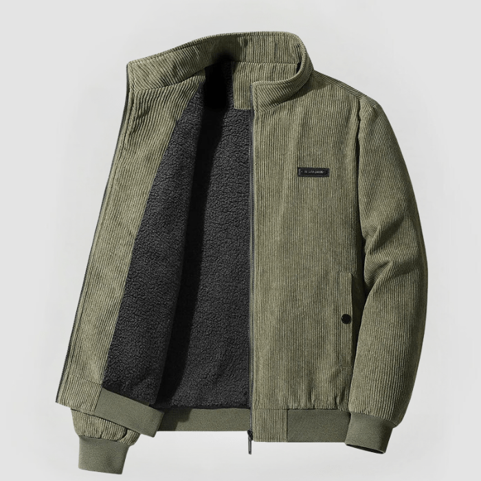 Ethan | Cord Jacket with Fleece Lining