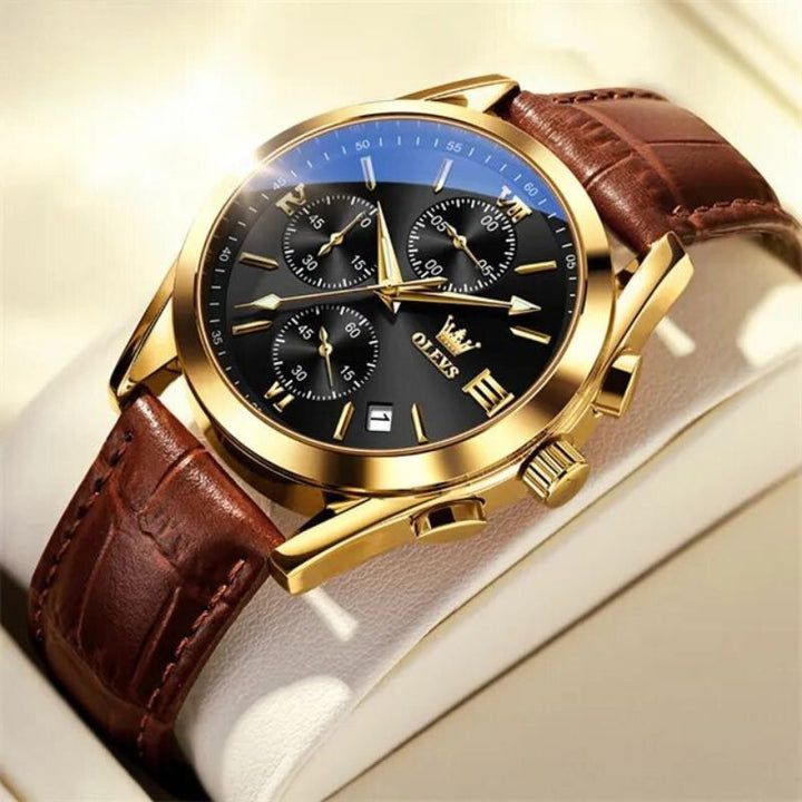Luminous Sporty Chronograph Wrist Watch