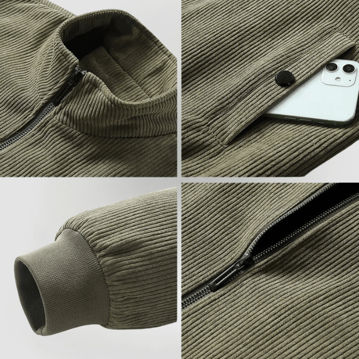 Ethan | Cord Jacket with Fleece Lining