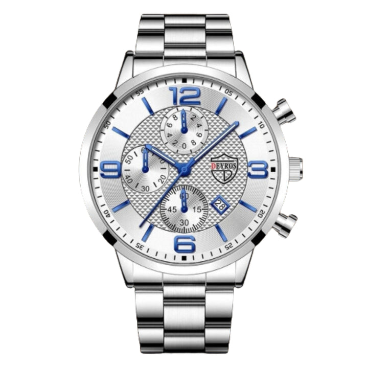 Executive Stainless Steel Wrist Watch