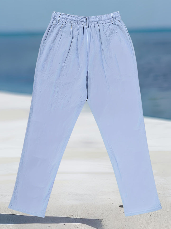 John | Casual Linen Elastic Pant