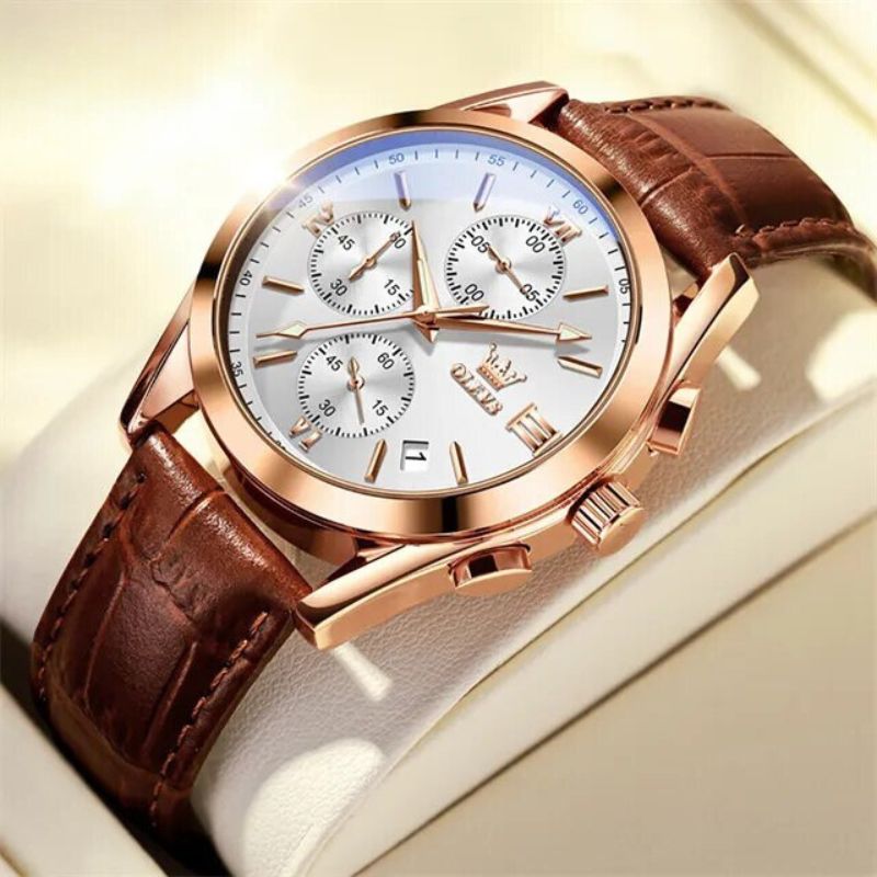 Luminous Sporty Chronograph Wrist Watch