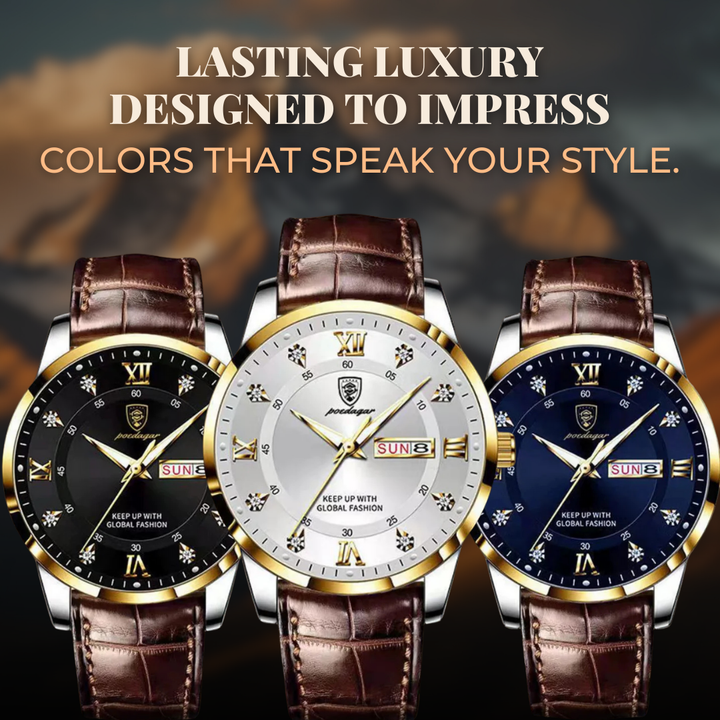 Elegant Slim Waterproof Wrist Watch